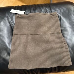 Joah Brown fold mini skirt